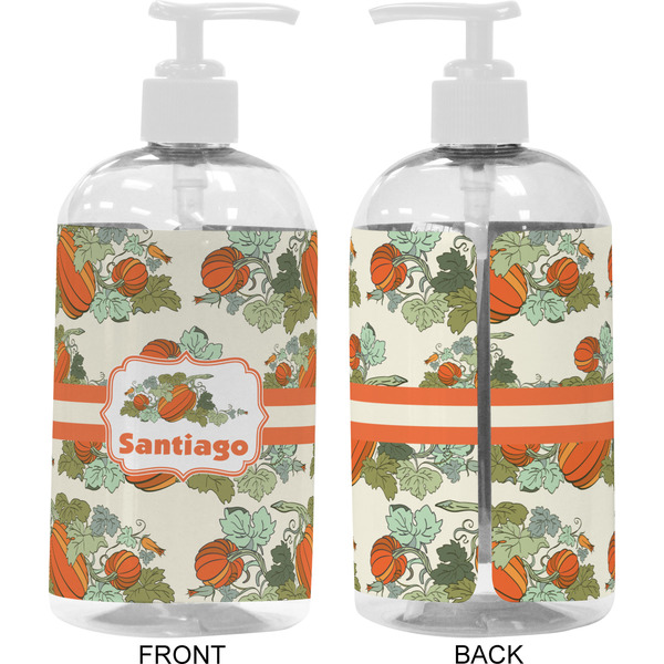 Pumpkins 16 oz Plastic Liquid Dispenser- Approval- White