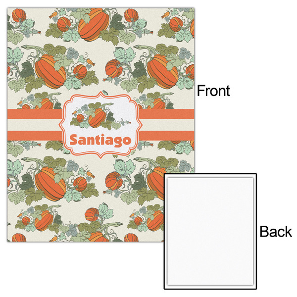 Pumpkins 16x20 - Matte Poster - Front & Back