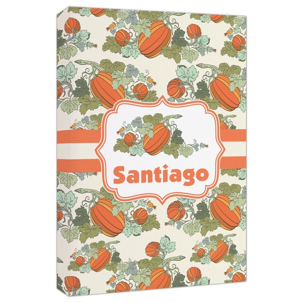 Custom Pumpkins Canvas Print - 20x30 (Personalized)