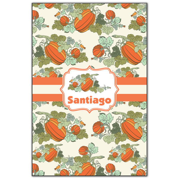 Custom Pumpkins Wood Print - 20x30 (Personalized)