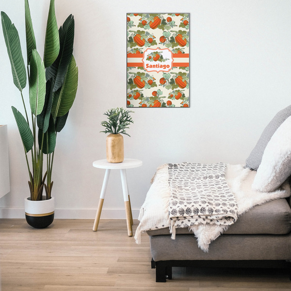 Pumpkins 20x30 Wood Print - In Context