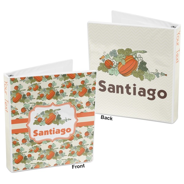 Pumpkins 3-Ring Binder Front and Back
