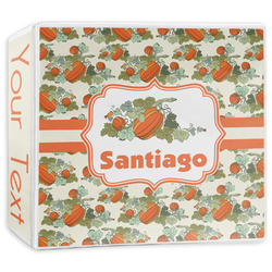 Pumpkins 3-Ring Binder - 3 inch (Personalized)