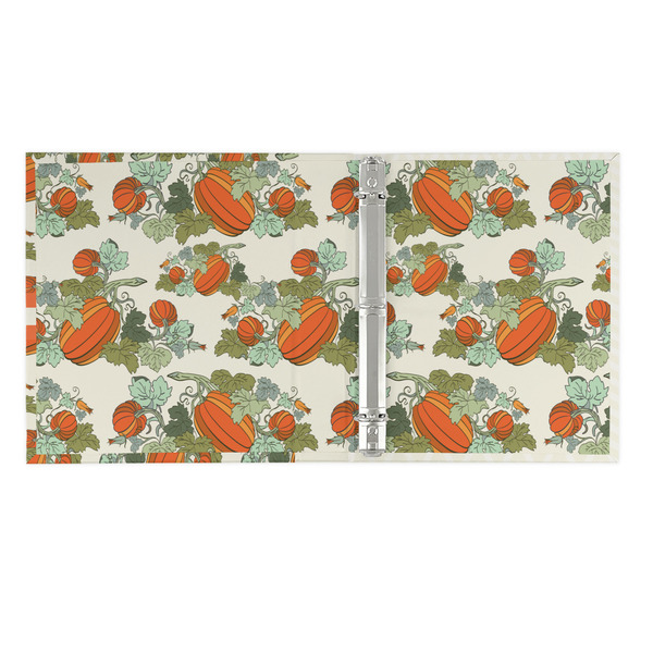 Pumpkins 3 Ring Binders - Full Wrap - 1" - OPEN INSIDE