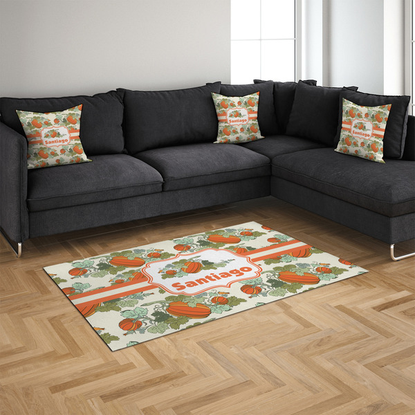 Pumpkins 4'x6' Indoor Area Rugs - IN CONTEXT