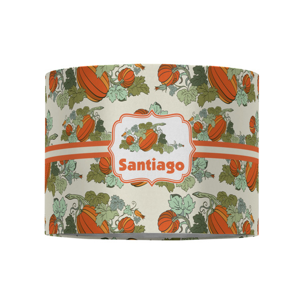Pumpkins 8" Drum Lampshade - FRONT (Fabric)