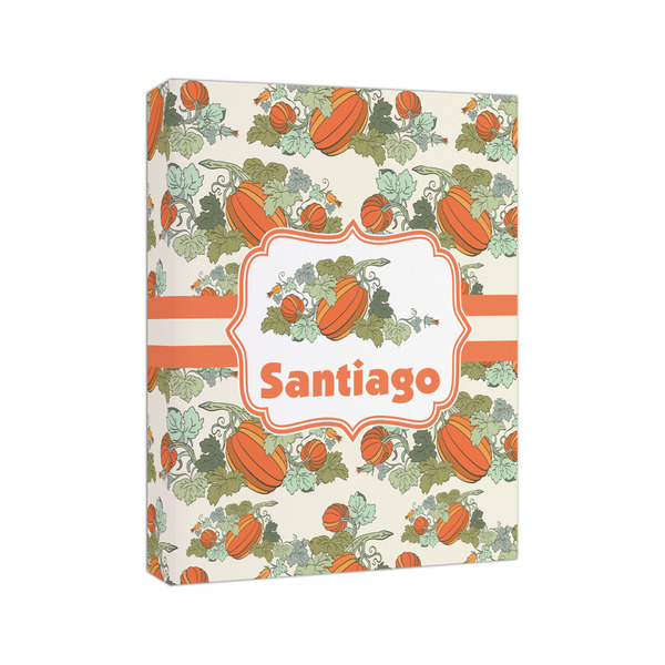 Pumpkins 8x10 - Canvas Print - Angled View