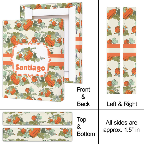 Pumpkins 8x10 - Canvas Print - Approval