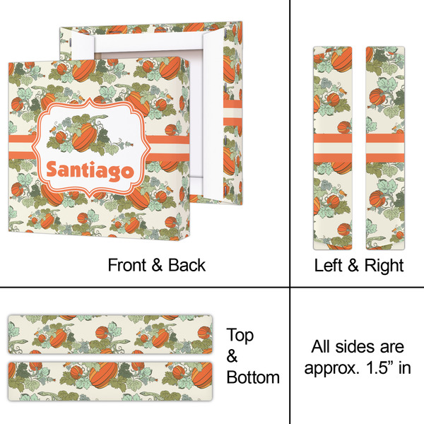 Pumpkins 8x8 - Canvas Print - Approval