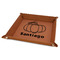 Pumpkins 9" x 9" Leatherette Snap Up Tray - FOLDED