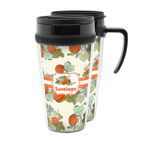Custom Pumpkins Acrylic Travel Mug (Personalized)