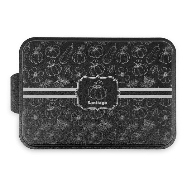 Pumpkins Aluminum Baking Pan - Black Lid - FRONT