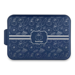 Pumpkins Aluminum Baking Pan with Navy Lid (Personalized)