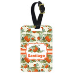 Pumpkins Metal Luggage Tag w/ Name or Text