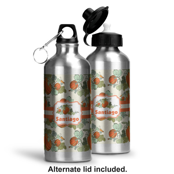 Pumpkins Aluminum Water Bottle - Alternate lid options