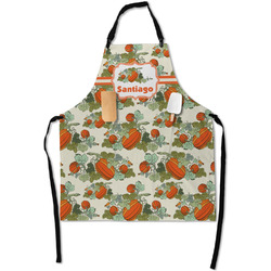 Pumpkins Apron With Pockets w/ Name or Text