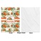 Pumpkins Baby Blanket (Single Side - Printed Front, White Back)