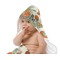 Pumpkins Baby Hooded Towel on Child