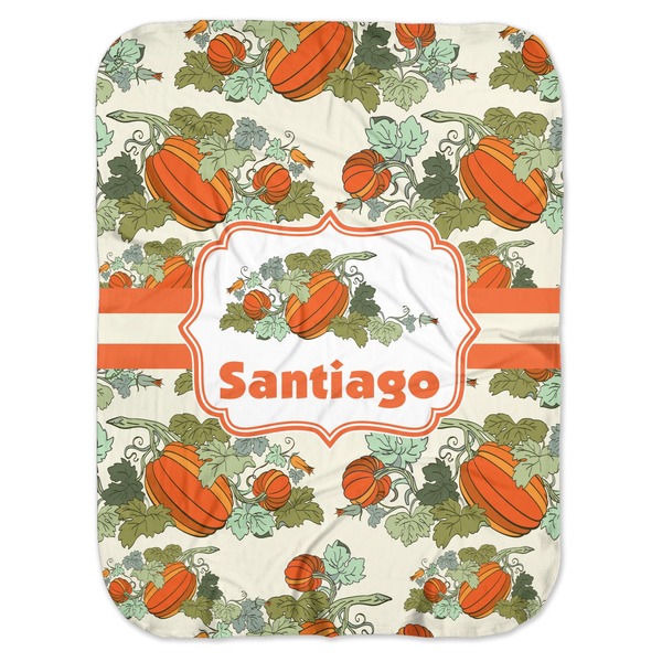 Custom Pumpkins Baby Swaddling Blanket (Personalized)