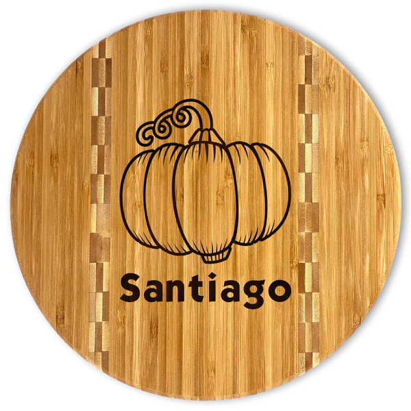 Custom Pumpkins Bamboo Cutting Board (Personalized)