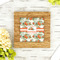Pumpkins Bamboo Trivet with 6" Tile - LIFESTYLE