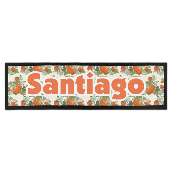 Custom Pumpkins Bar Mat - Large (Personalized)
