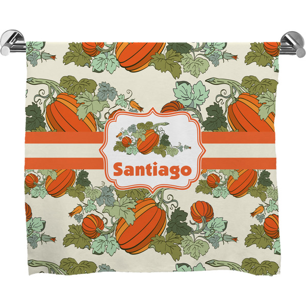 Custom Pumpkins Bath Towel (Personalized)