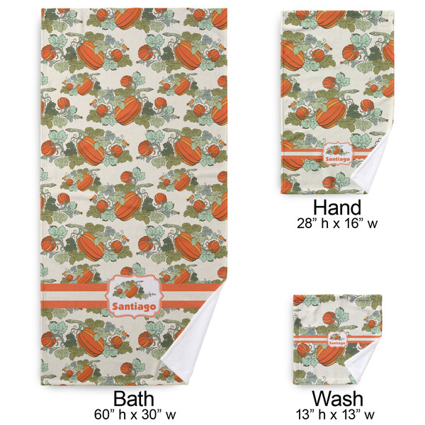 Pumpkins Bath Towel Sets - 3-piece - Approval