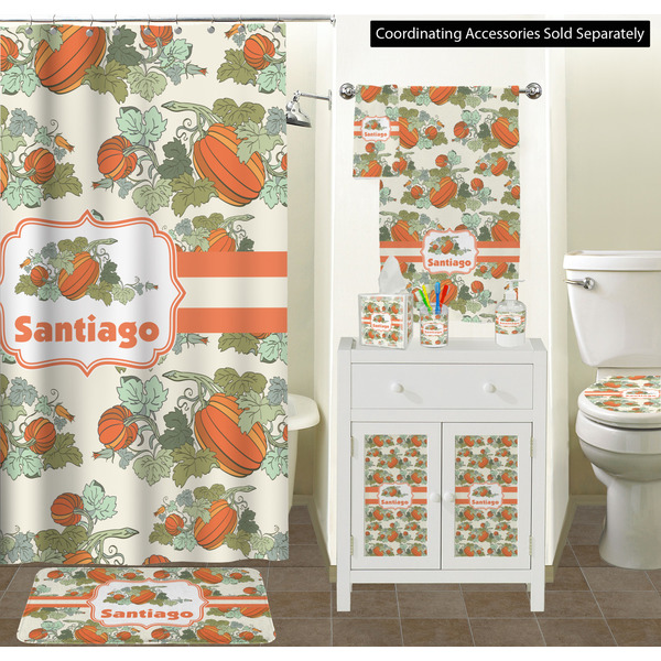 Pumpkins Bathroom Scene