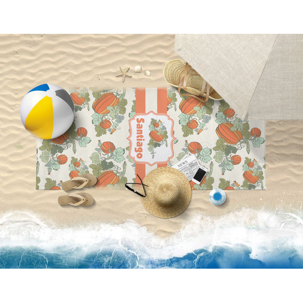 Pumpkins Beach Towel Lifestyle