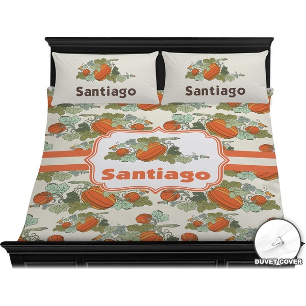 Pumpkins Bedding Set (King) - Duvet