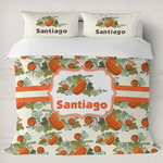 Pumpkins Duvet Cover Set - King (Personalized)