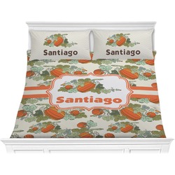 Pumpkins Comforter Set - King (Personalized)