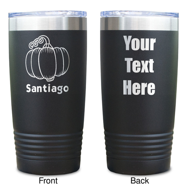 Pumpkins Black Polar Camel Tumbler - 20oz - Double Sided  - Approval