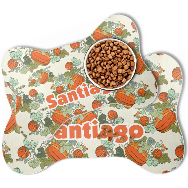 Pumpkins Bone Shaped Dog Mats - MAIN