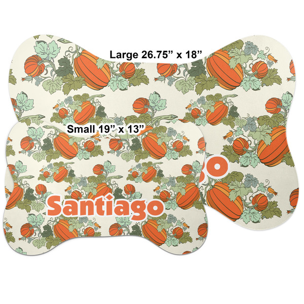 Pumpkins Bone Shaped Mat Comparison