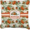 Pumpkins Faux-Linen Throw Pillow 26" (Personalized)