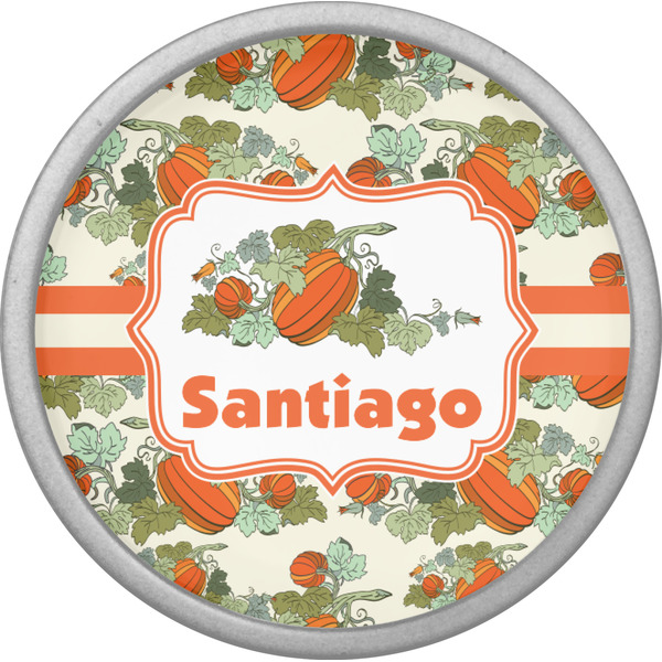 Pumpkins Cabinet Knob - Nickel - Front