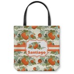 Pumpkins Canvas Tote Bag - Small - 13"x13" (Personalized)