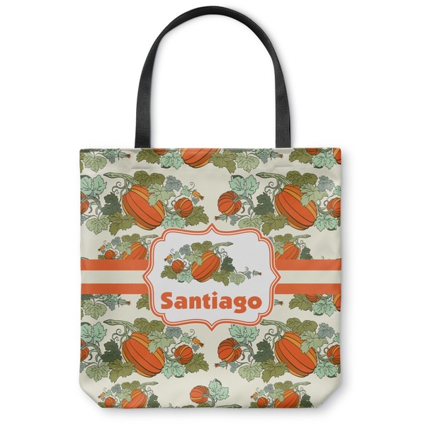 Custom Pumpkins Canvas Tote Bag - Small - 13"x13" (Personalized)