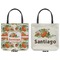 Pumpkins Canvas Tote - Front and Back
