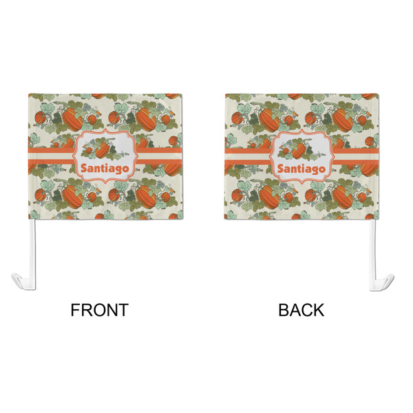 Pumpkins Car Flag - Large - APPROVAL