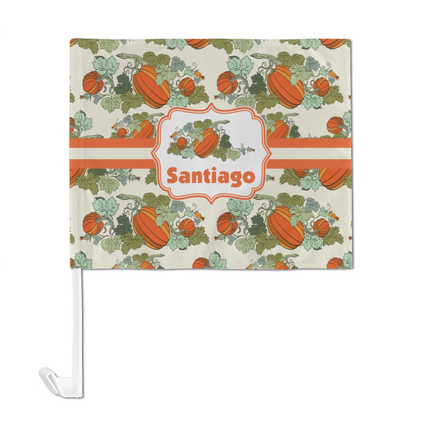 Pumpkins Car Flag - Large - FRONT