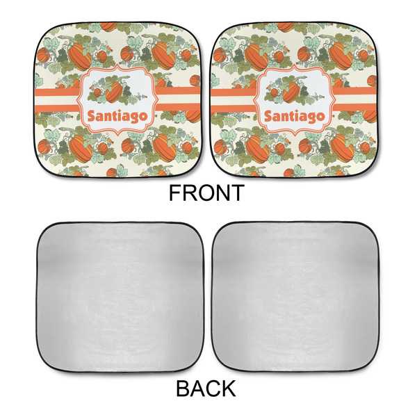 Pumpkins Car Sun Shades - APPROVAL