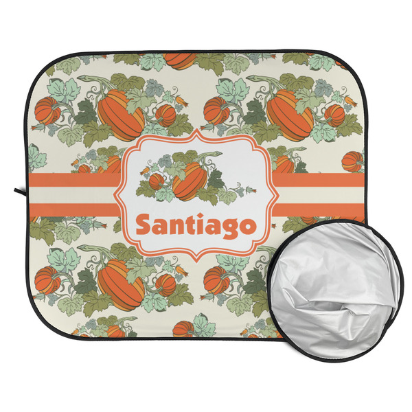 Pumpkins Car Sun Shades - FOLDED & UNFOLDED