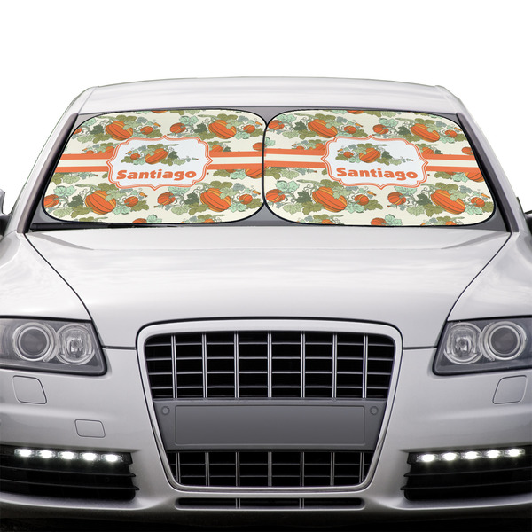 Pumpkins Car Sun Shades - IN CONTEXT