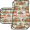 Pumpkins Car Floor Mats Set - 2 Front & 2 Back (Personalized)
