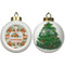 Pumpkins Ceramic Christmas Ornament - X-Mas Tree (APPROVAL)