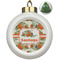 Pumpkins Ceramic Ball Ornament - Christmas Tree (Personalized)