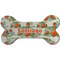 Pumpkins Ceramic Dog Ornament - Front w/ Name or Text